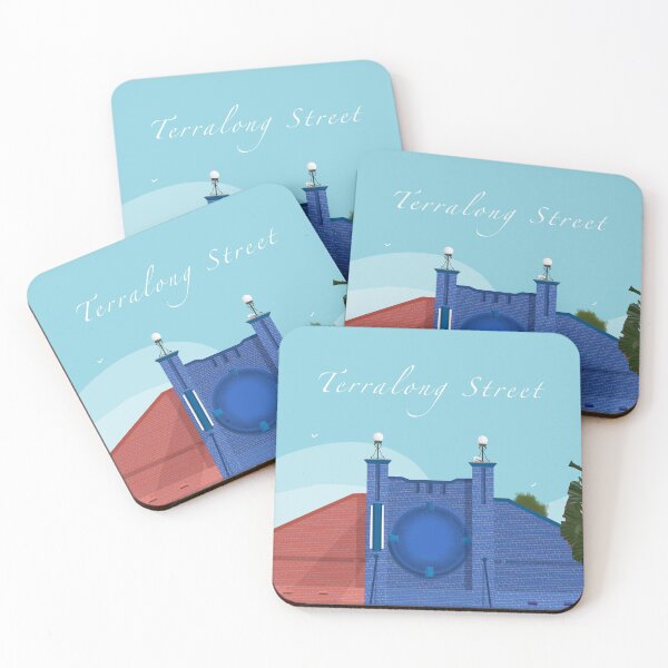 Item preview, Terralong Street Red and Blue Brick Façade  designed and sold by Donnahuntriss.