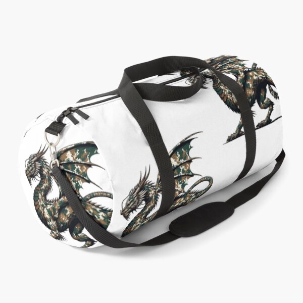 Item preview, Digital Camouflaged Winged Fire Breathing Dragon Legendary Animal designed and sold by kylmllr101684.