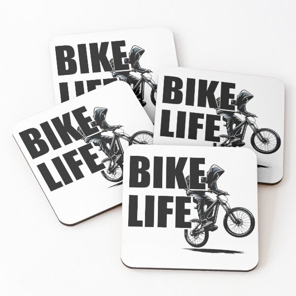 Item preview, Bikelife Wheelie Mountain Bike Rider.  designed and sold by fatbanana.