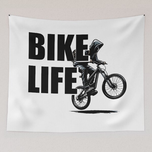 Item preview, Bikelife Wheelie Mountain Bike Rider.  designed and sold by fatbanana.