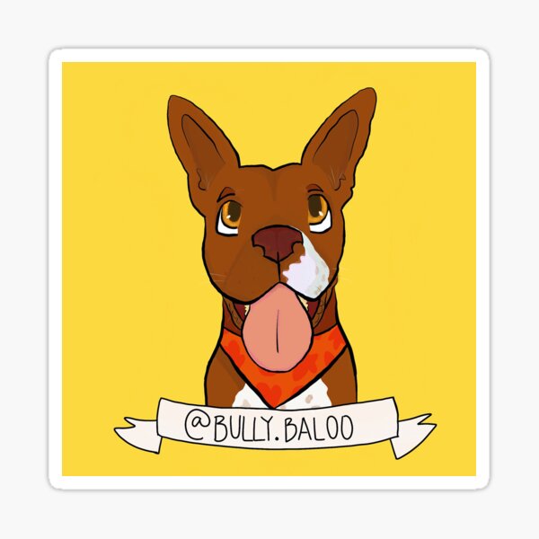 Vista previa del artículo con la obra «Retrato de mascota personalizado - Baloo», diseñado y vendido por bellakess.
