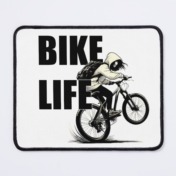 Item preview, Bikelife Girl Mountain Bike Rider.  designed and sold by fatbanana.