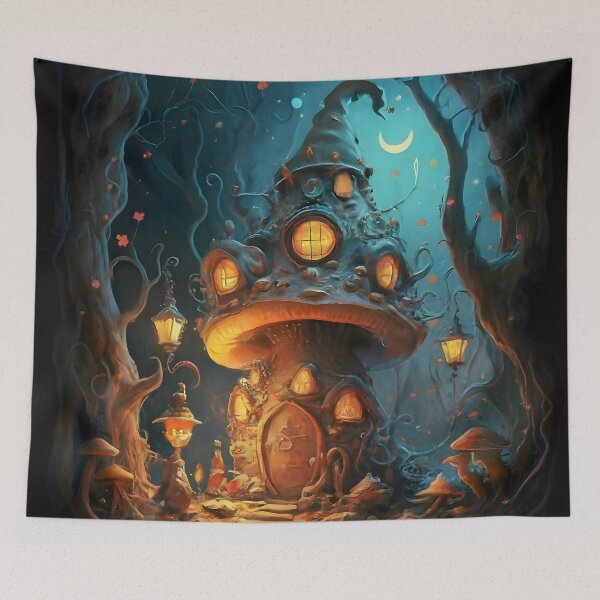 Item preview, Mystical Mushroom Manor: Gnome Wizardry designed and sold by DragonRealms.