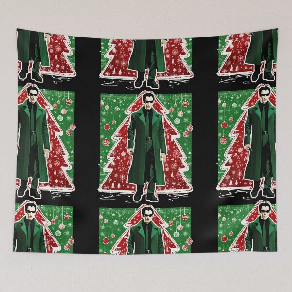 Artikelvorschau, Neo in The Matrix Christmas entworfen und verkauft von AYBOSHOP.