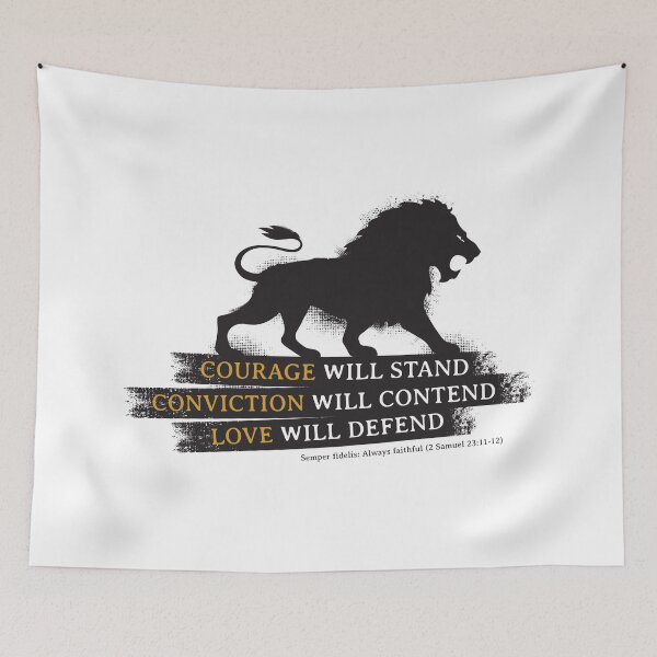 Item preview, Courage, Conviction, Love Design designed and sold by SAVEUSWOW.
