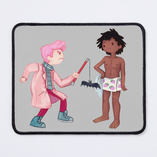 Item preview, "WHO ... are YOU?" Gary-Marshall, Adventure Time / Fionna and Cake fan art designed and sold by Lavinia Knight.
