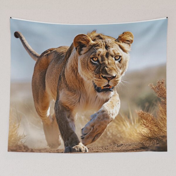 Item preview, Lion Hunt. designed and sold by ScenicViewPics.