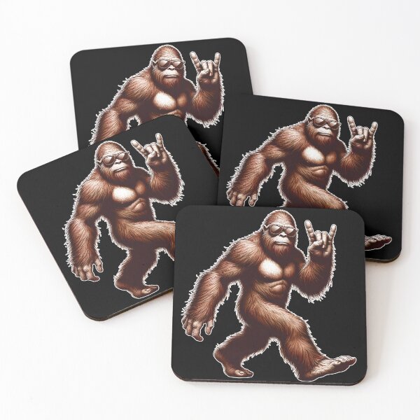 Item preview, Rock and Roll Sasquatch - funny cool bigfoot designed and sold by FunnyStoopid.