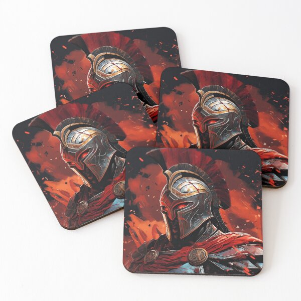 Item preview, Spartan with red eyes  designed and sold by emaotx.