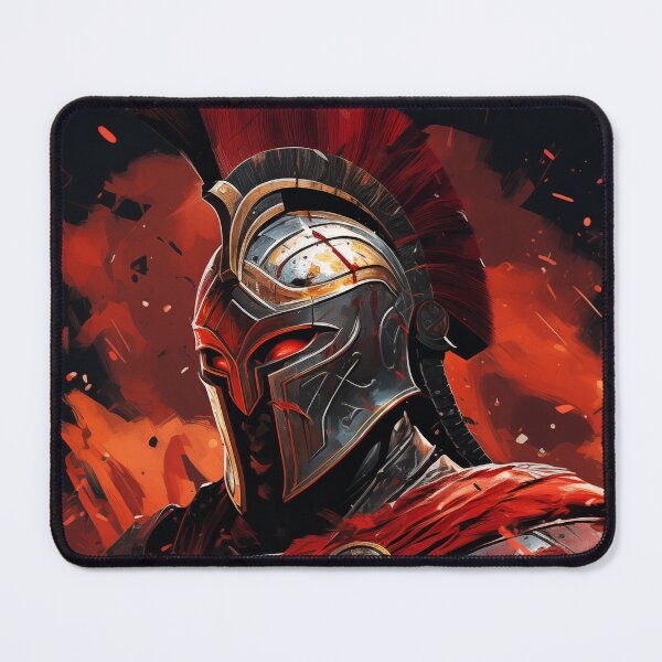 Item preview, Spartan with red eyes designed and sold by emaotx.