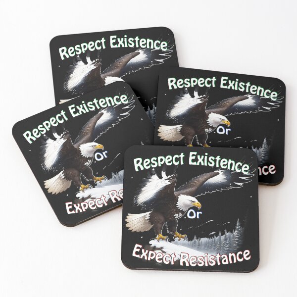Item preview, Soaring Sentinel: Respect Existence or Expect Resistance  designed and sold by leyfinder.