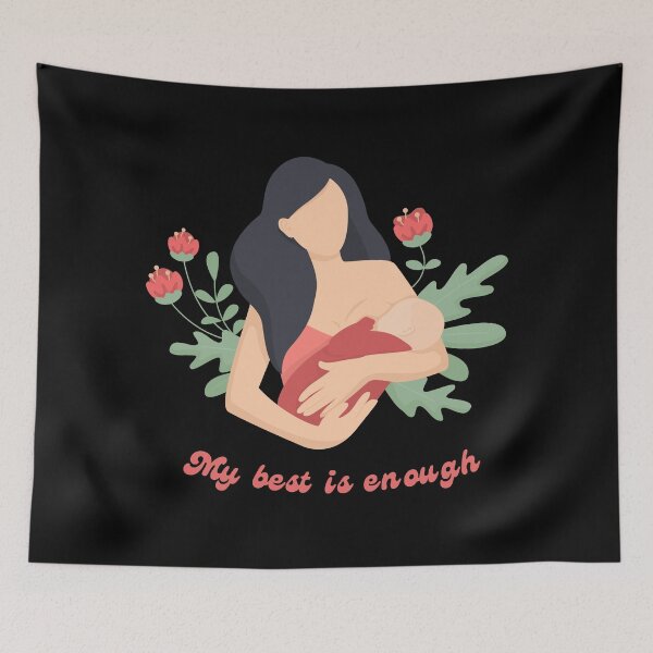 Item preview, My best is enough - Breastfeeding awareness Mother's day designed and sold by UnitedWeWear.