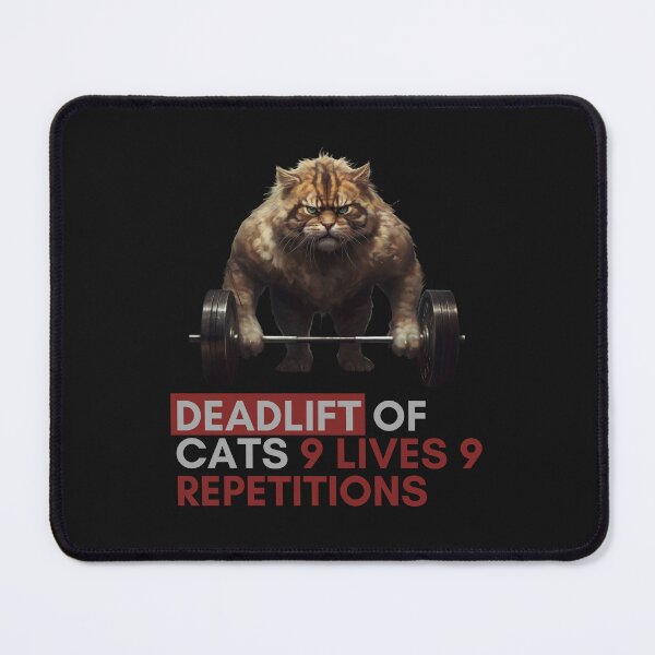 Item preview, Cat Deadlift Powerlifting Fitness designed and sold by Poodoo.