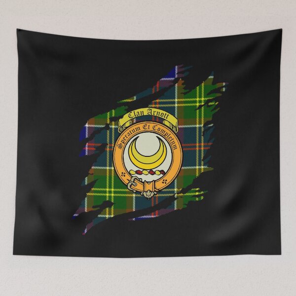 Item preview, Arnott Clan Crest Scottish Surname Tartan designed and sold by BagTown Clans.
