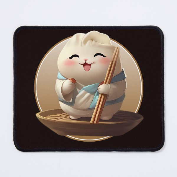 Item preview, Lovely smiling dumpling with background designed and sold by Jeylushop.