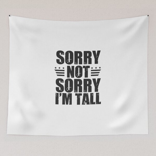 Item preview, tall men's quotes: Funny tall men humor designed and sold by The  Knick Knack Nook.
