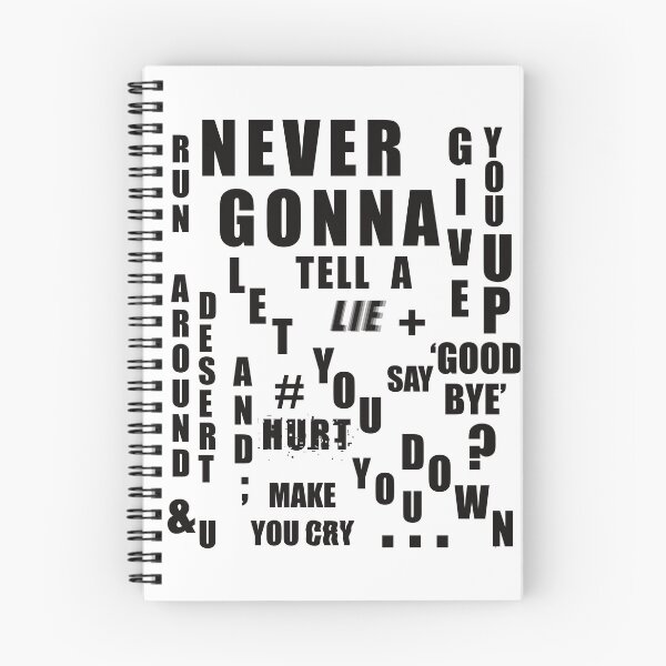 Item preview, Never gonna…RickRoll!B&W designed and sold by VictorTael.