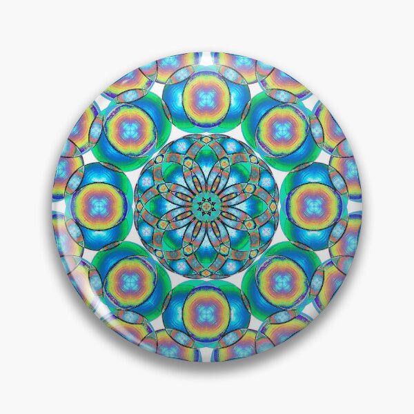 Item preview, Geocircles Flower Multicolor designed and sold by Majikat Designs.