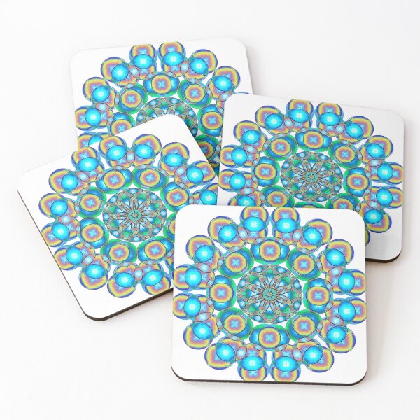 Item preview, Geocircles Flower Multicolor designed and sold by Majikat Designs.