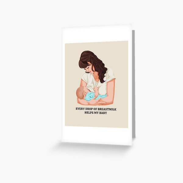 Card: What a Breastfeeding Mother's Boobs Mean, Funny Blank Card