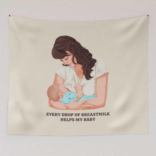 Item preview, Every drop of breastmilk helps my baby - Breastfeeding awareness Mother's day designed and sold by UnitedWeWear.
