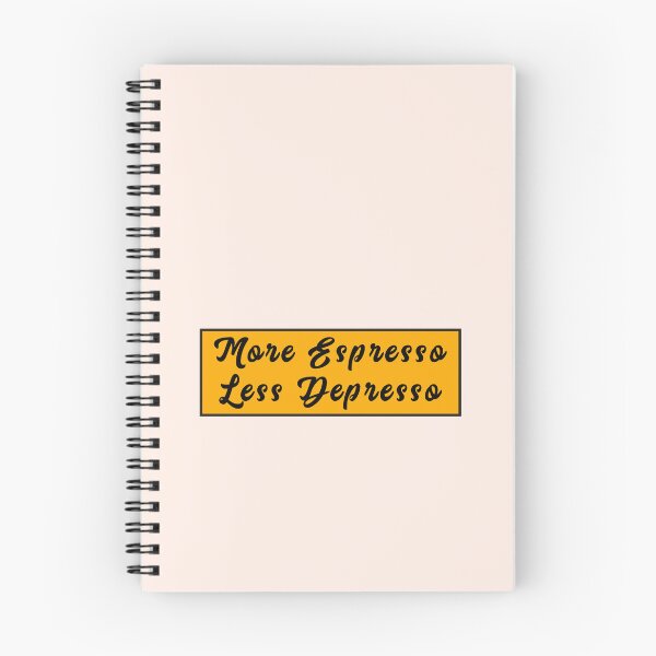 Artikelvorschau, Mehr Espresso Weniger Depresso - entworfen und verkauft von PurpleLoveStore.