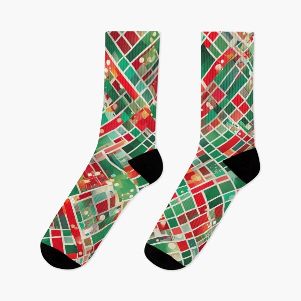 Item preview, Abstract Christmas Colors Pattern designed and sold by calibrit.