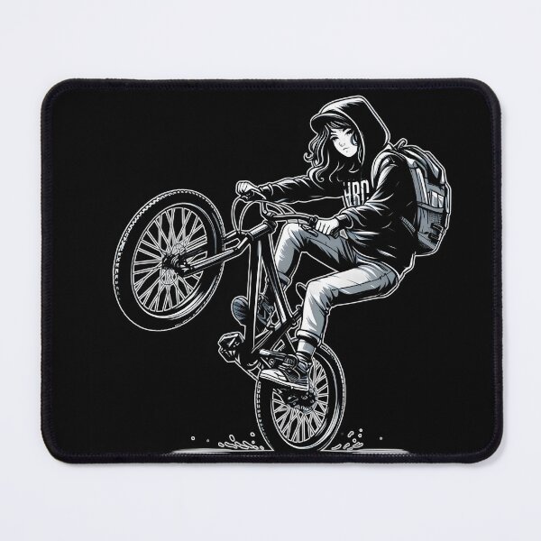 Item preview, Bikelife Bmx Girl Pulling Wheelie designed and sold by fatbanana.
