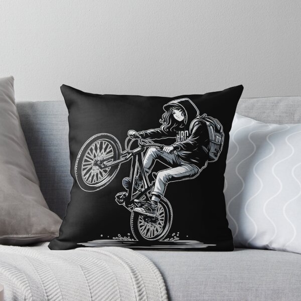 Item preview, Bikelife Bmx Girl Pulling Wheelie designed and sold by fatbanana.