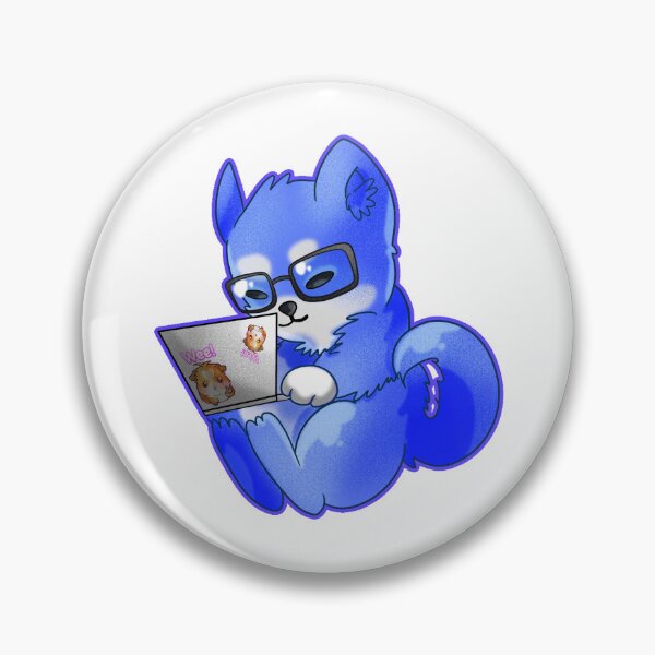 Item preview, Computer Shiba blue designed and sold by Lemonpai-here.