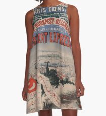 Vintage poster - Orient Express A-Line Dress