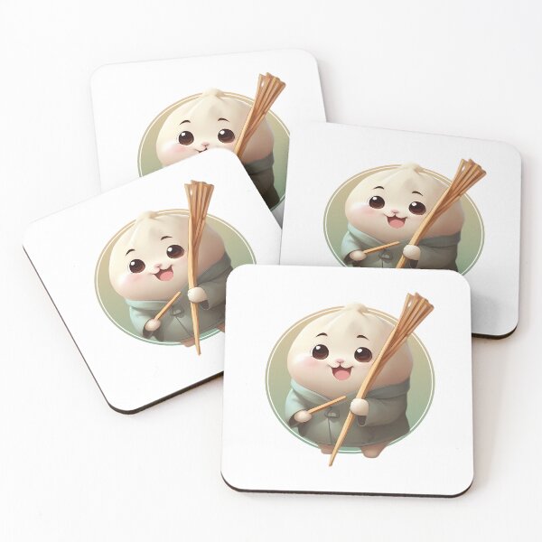 Item preview, Cute Happy Dumpling with background designed and sold by Jeylushop.