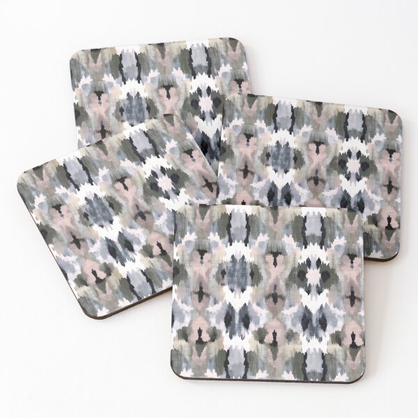 Item preview, Peony Blush Tribal Ikat Fashion Pattern by Bossy Cat Home designed and sold by BossyCatHome.