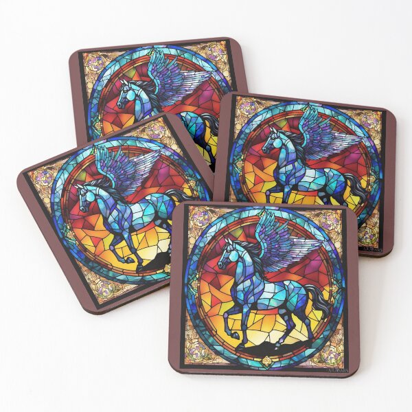 Item preview, Majestic Elegance: Stained Glass Horse Art for a Timeless Touch designed and sold by Sparkdesigner2.