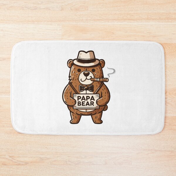 Item preview, Funny cartoony Papa bear designed and sold by TomTeeShop01.