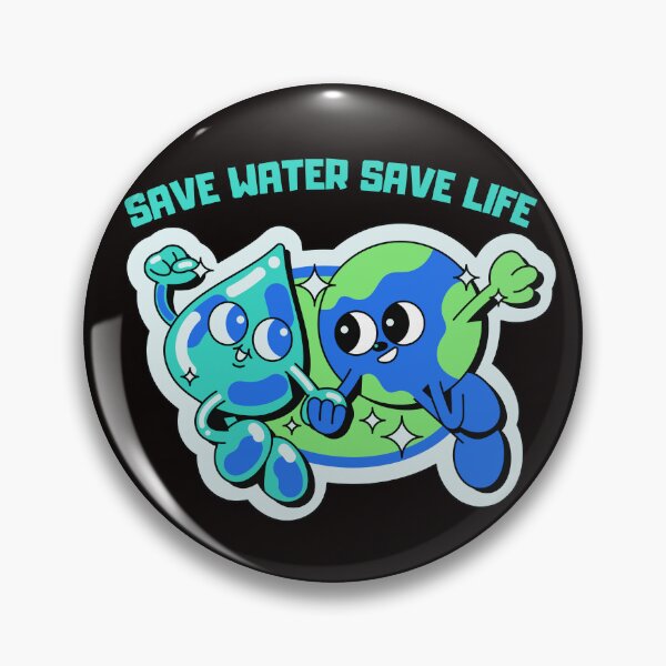 Item preview, Save water, save life encapsulates a powerful message advocating for the conservation of one of our most precious resources designed and sold by Studio-wzory.