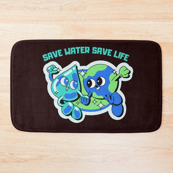 Item preview, Save water, save life encapsulates a powerful message advocating for the conservation of one of our most precious resources designed and sold by Studio-wzory.