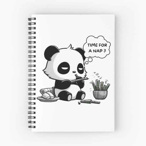 Item preview, lazy panda eating bamboo and wants to sleep designed and sold by DEVINE-PIXELZ.