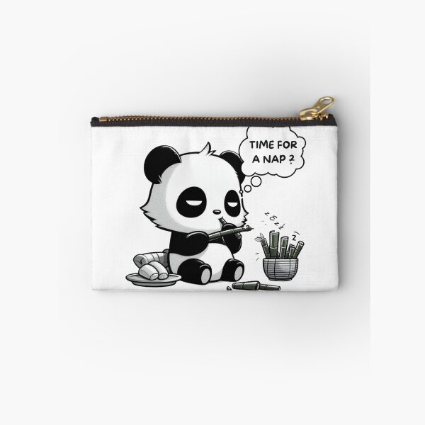 Item preview, lazy panda eating bamboo and wants to sleep designed and sold by DEVINE-PIXELZ.