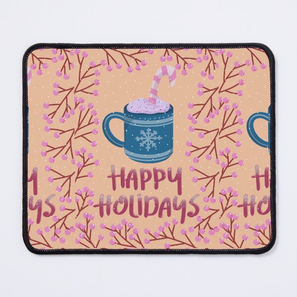 Item preview, Happy holidays hot cocoa cup designed and sold by pinkyfish1010.