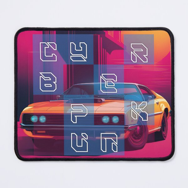 Item preview, Retro Futurism: The Cyberpunk Palette of the 80s Meets Classic 1960s Cars. designed and sold by aguia-est-123.