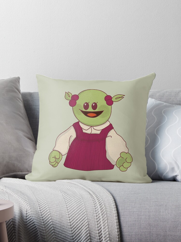 Coussin for Sale avec l'œuvre « Nanalan » de l'artiste Artbygoody