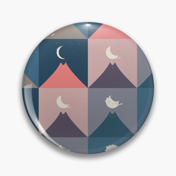 Item preview, Moon Cat 2x2 designed and sold by ilovedoodle.