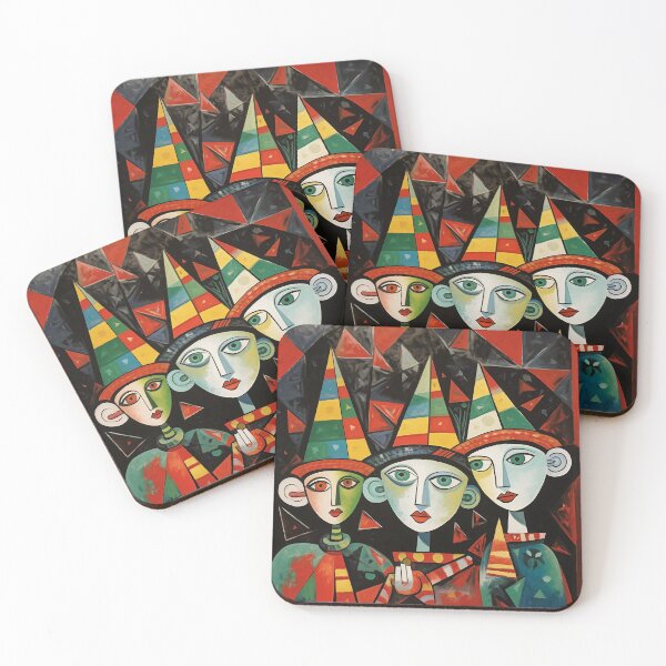 Item preview, Abstract Christmas Elves designed and sold by dcrc.