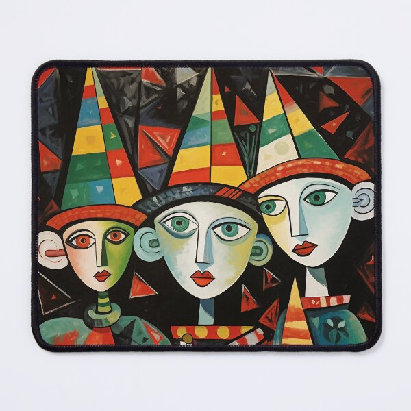 Item preview, Abstract Christmas Elves designed and sold by dcrc.