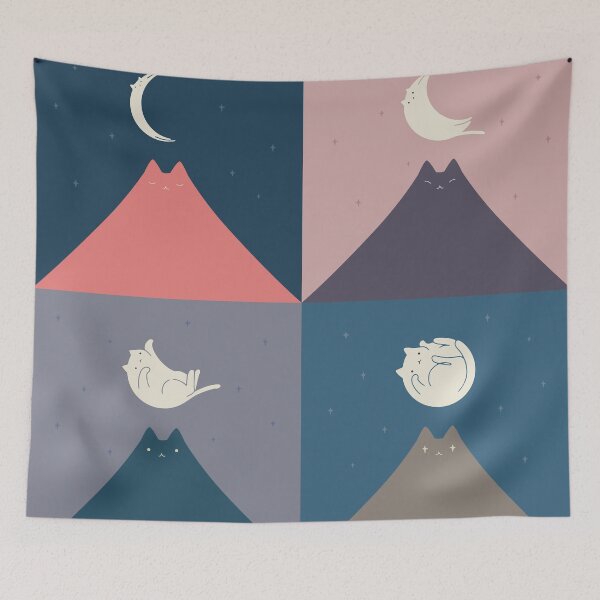 Item preview, Moon Cat 2x2 designed and sold by ilovedoodle.