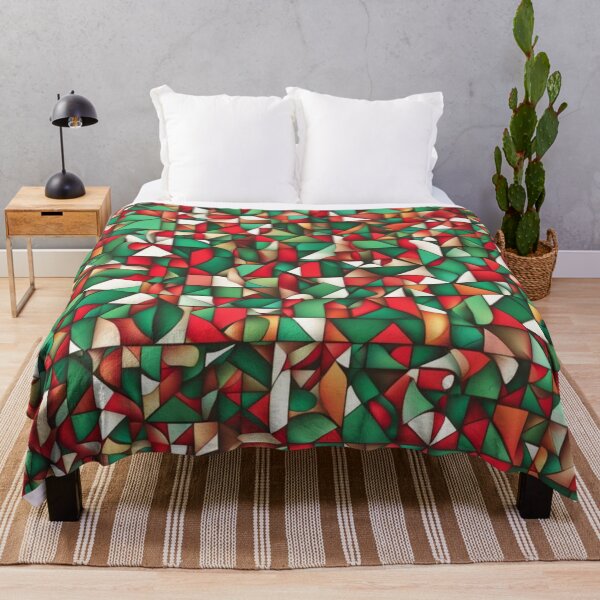 Item preview, Abstract Christmas Colors Pattern designed and sold by calibrit.