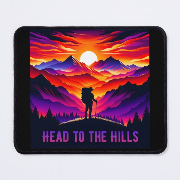 Item preview, Head To The Hills - Mountain Trek Adventure designed and sold by ThreadofHonor.