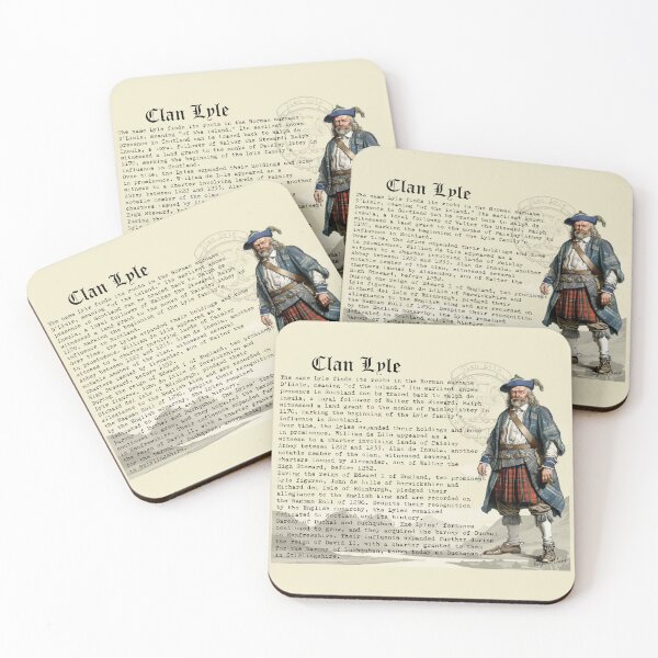 Item preview, Clan Lyle Scottish History  designed and sold by BagTown Clans.