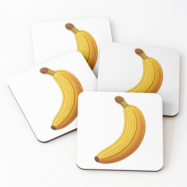 Item preview, Embroidered Banana Sewn Yellow Fruit Food Snack designed and sold by kylmllr101684.